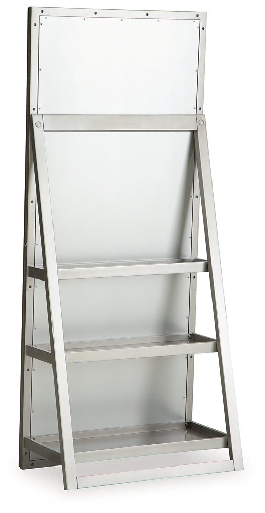 Miroir/rangement sur pied Evesen