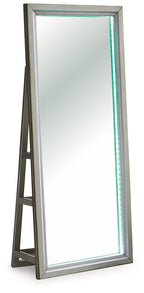 Miroir/rangement sur pied Evesen
