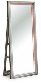 Miroir/rangement sur pied Evesen