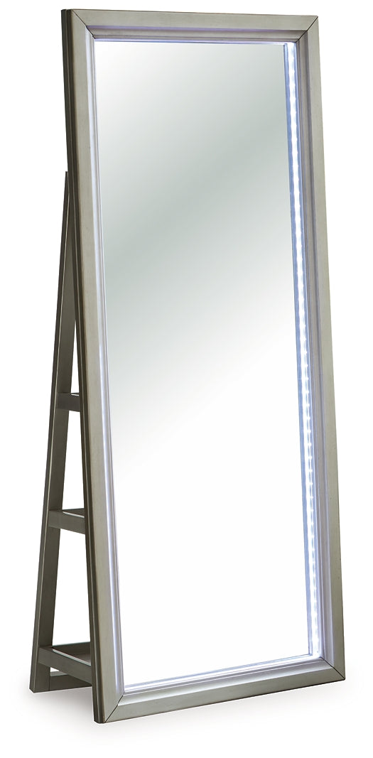 Miroir/rangement sur pied Evesen