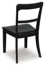 Chaise d'appoint UPH de salle à manger Greddinton (2/CN)