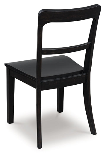 Chaise d'appoint UPH de salle à manger Greddinton (2/CN)