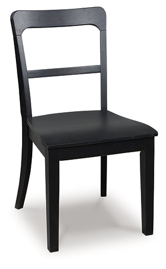Chaise d'appoint UPH de salle à manger Greddinton (2/CN)