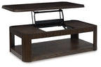 Table basse à plateau relevable Carlibrie