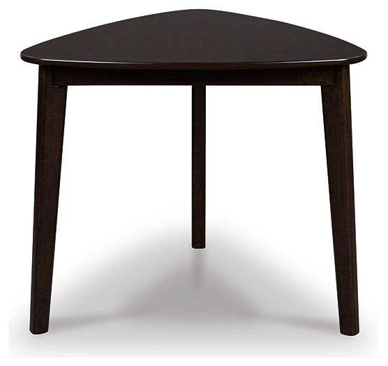 Table de salle à manger triangulaire Mallenette