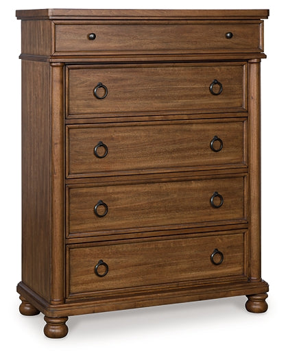 Commode à cinq tiroirs Rowlenstown