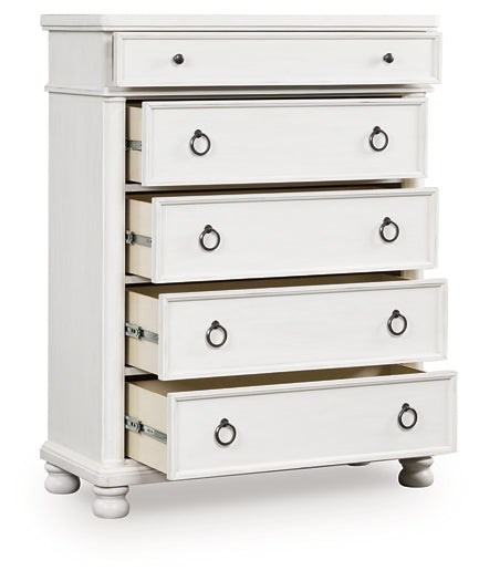 Commode à cinq tiroirs Rowlenstown