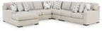 Canapé modulable 5 pièces Laurelgrove avec méridienne