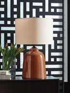 Lampe de table en verre Aaleahya (1/CN)