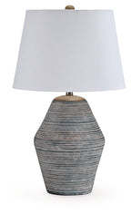 Lampe de table en terre cuite Lawrock (1/CN)