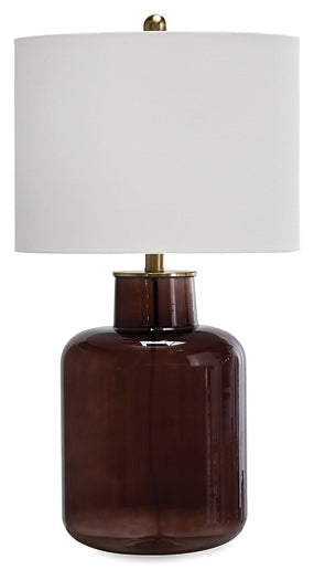 Lampe de table en verre Mette (1/CN)