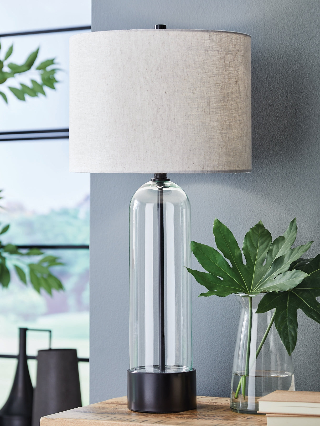 Lampe de table en verre Kerrbrook (1/CN)
