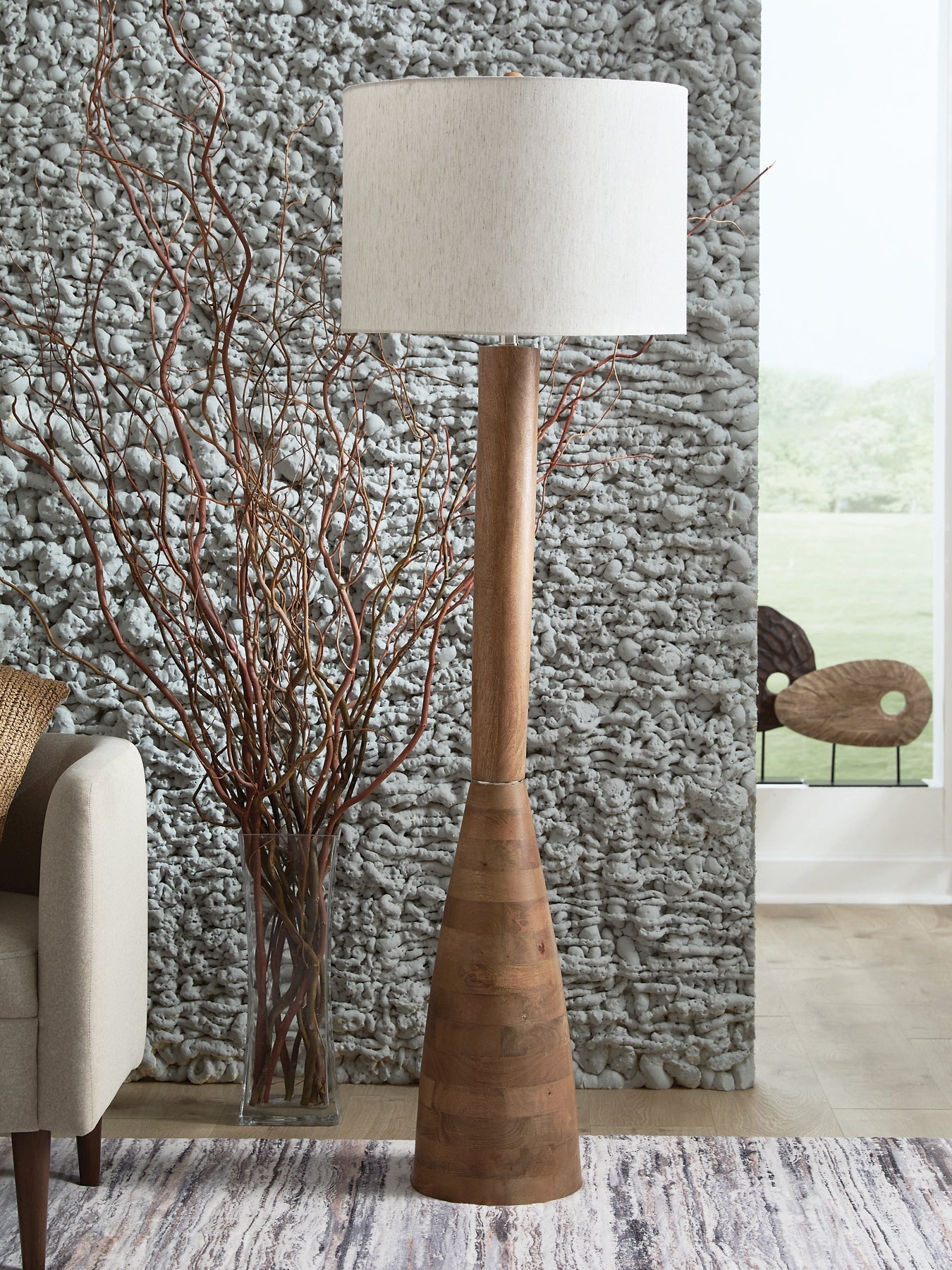 Lampadaire en bois Ailsa (1/CN)
