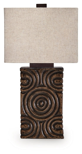 Lampe de table en papier Heathbury (1/CN)