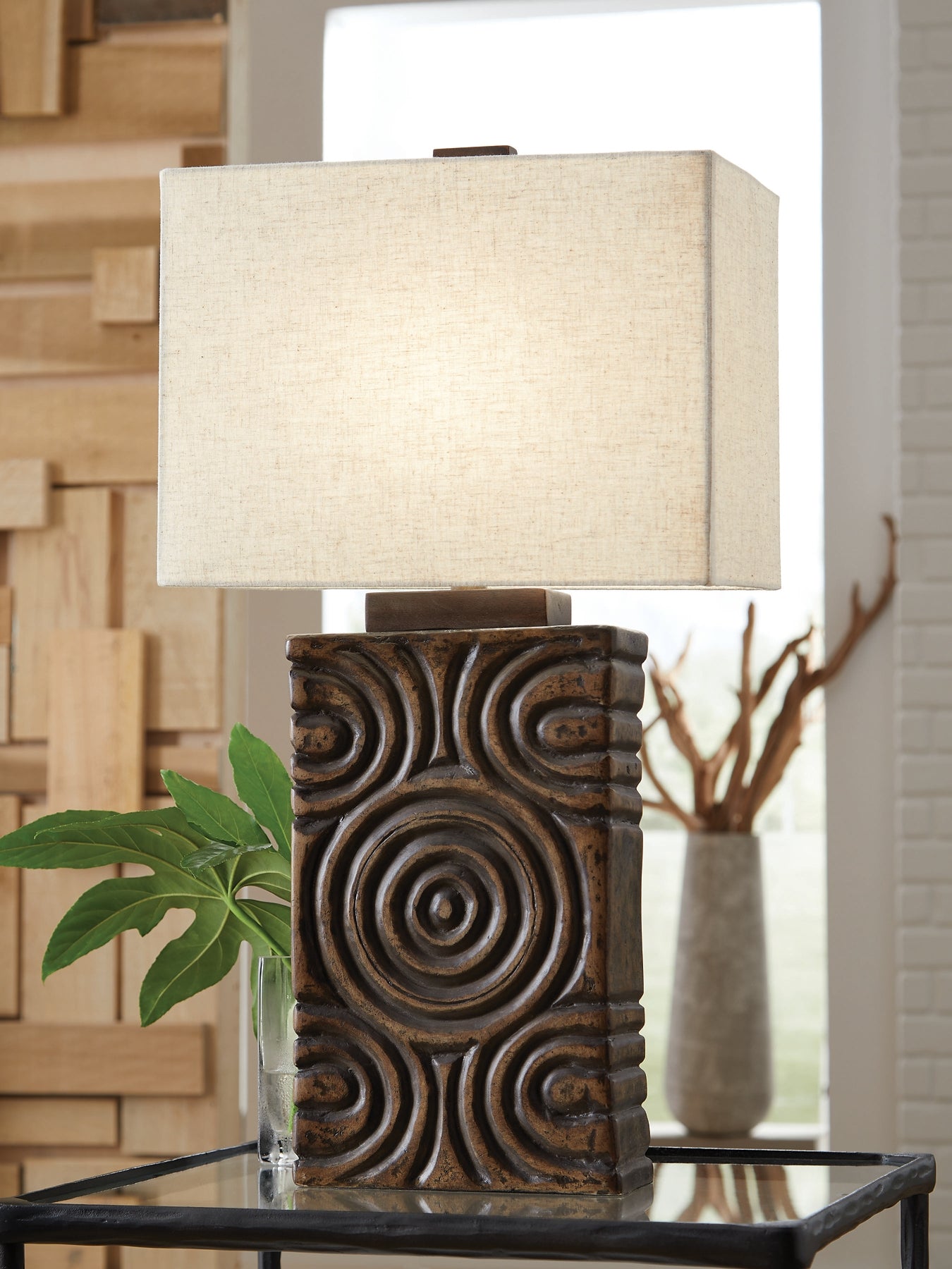 Lampe de table en papier Heathbury (1/CN)