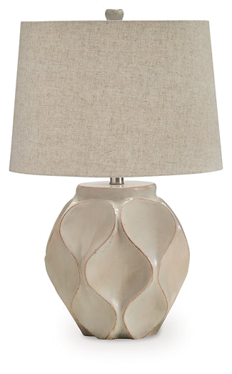 Lampe de table en papier Edselham (1/CN)