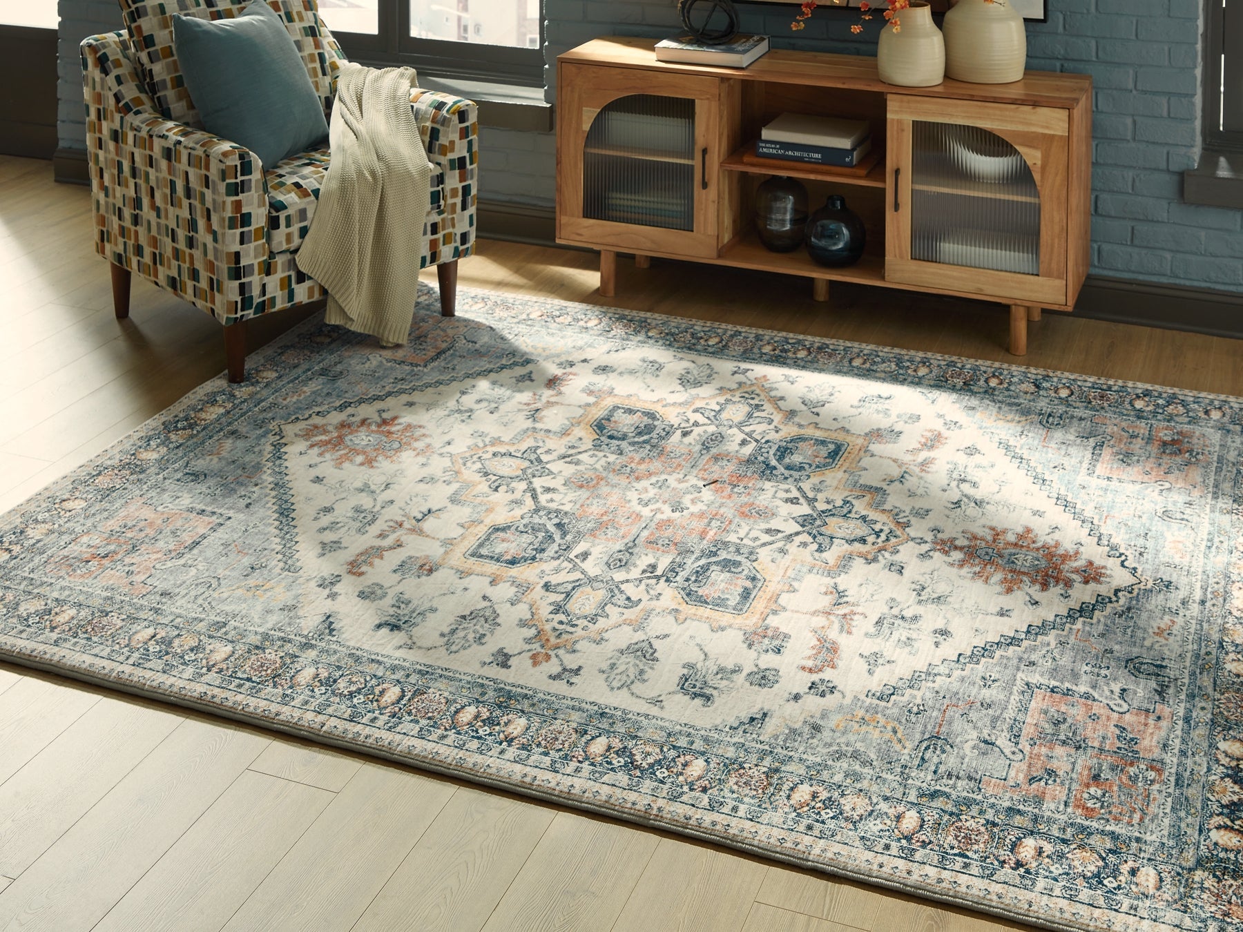 Tapis moyen en mousse à mémoire de forme Wallney
