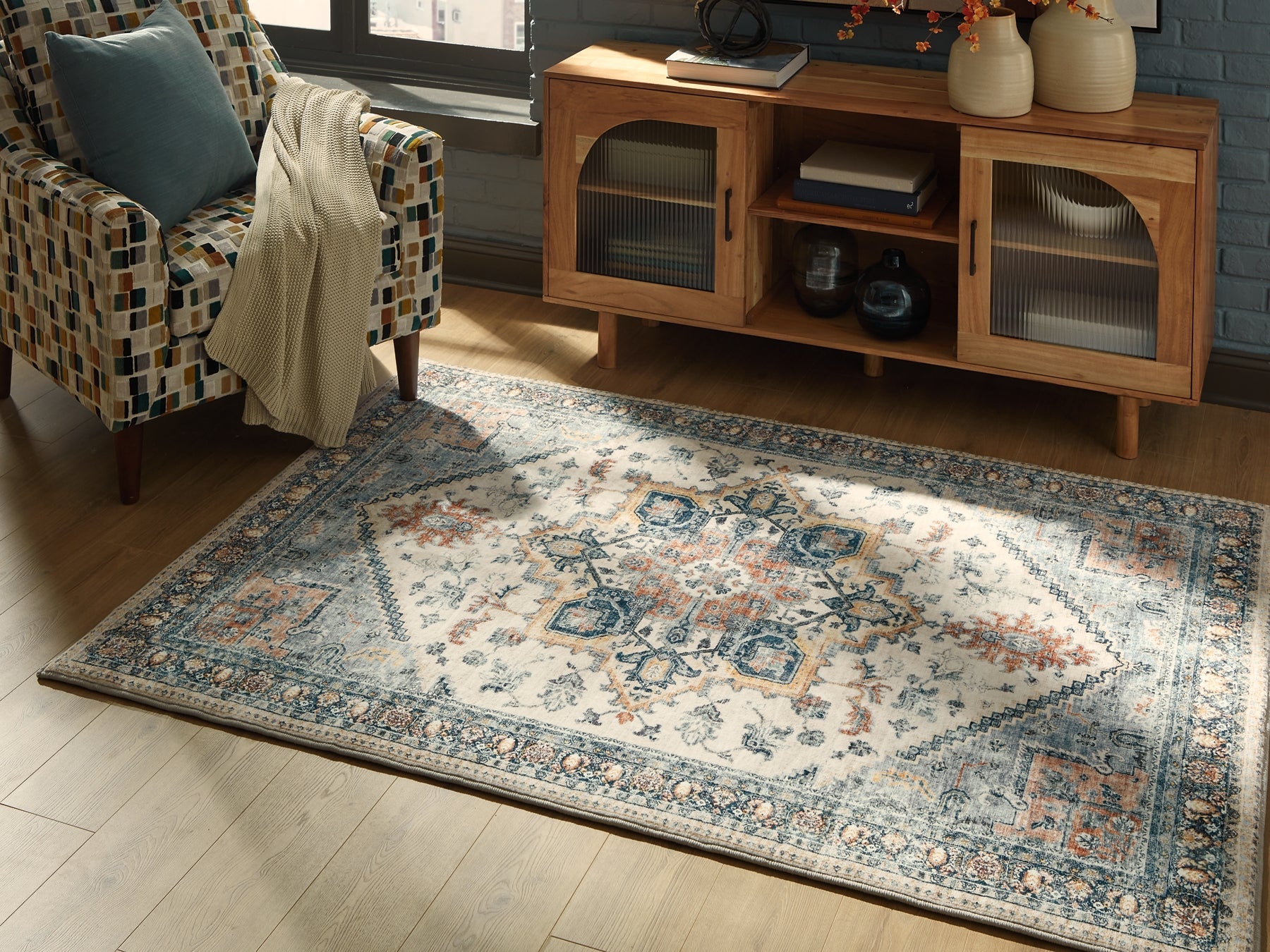 Tapis moyen en mousse à mémoire de forme Wallney