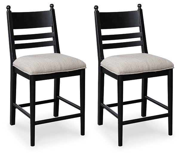 Tabouret de bar rembourré Greddinton (2/CN)