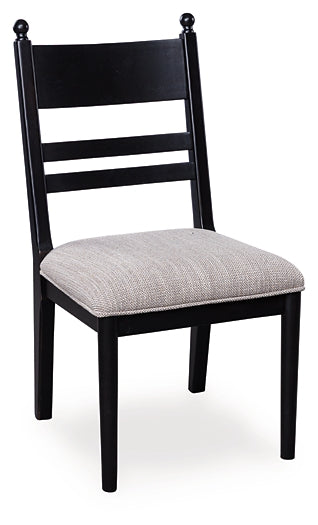 Chaise d'appoint UPH de salle à manger Greddinton (2/CN)