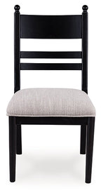 Chaise d'appoint UPH de salle à manger Greddinton (2/CN)