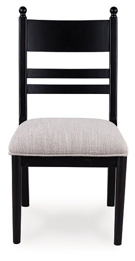 Chaise d'appoint UPH de salle à manger Greddinton (2/CN)