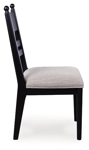 Chaise d'appoint UPH de salle à manger Greddinton (2/CN)