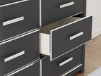 Commode à six tiroirs Zuraleus