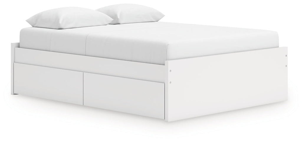 Lit plateforme Onita Queen avec 1 rangement latéral
