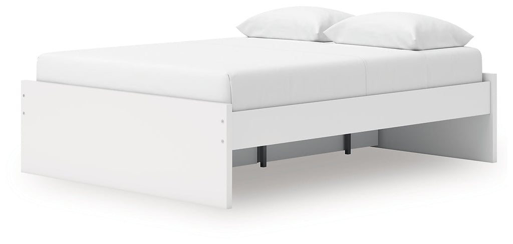 Lit plateforme Onita Queen avec 1 rangement latéral