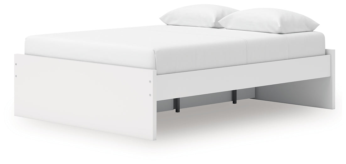 Lit plateforme Onita Queen avec 1 rangement latéral