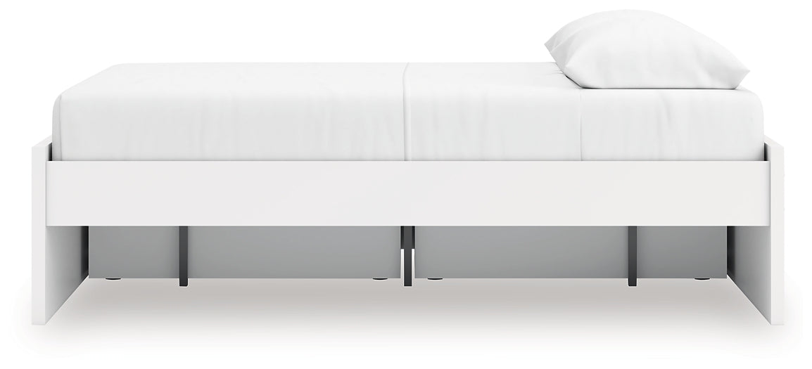 Lit plateforme Onita Queen avec 1 rangement latéral