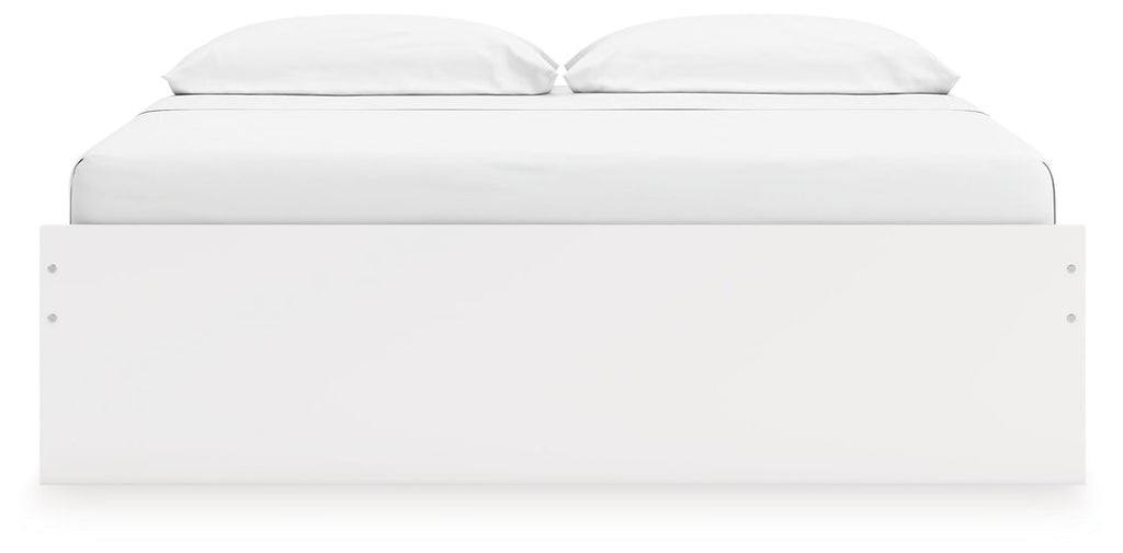 Lit plateforme Onita King avec 1 rangement latéral