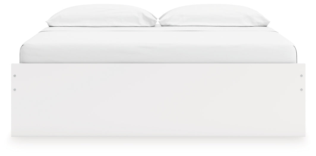 Lit plateforme Onita King avec 1 rangement latéral