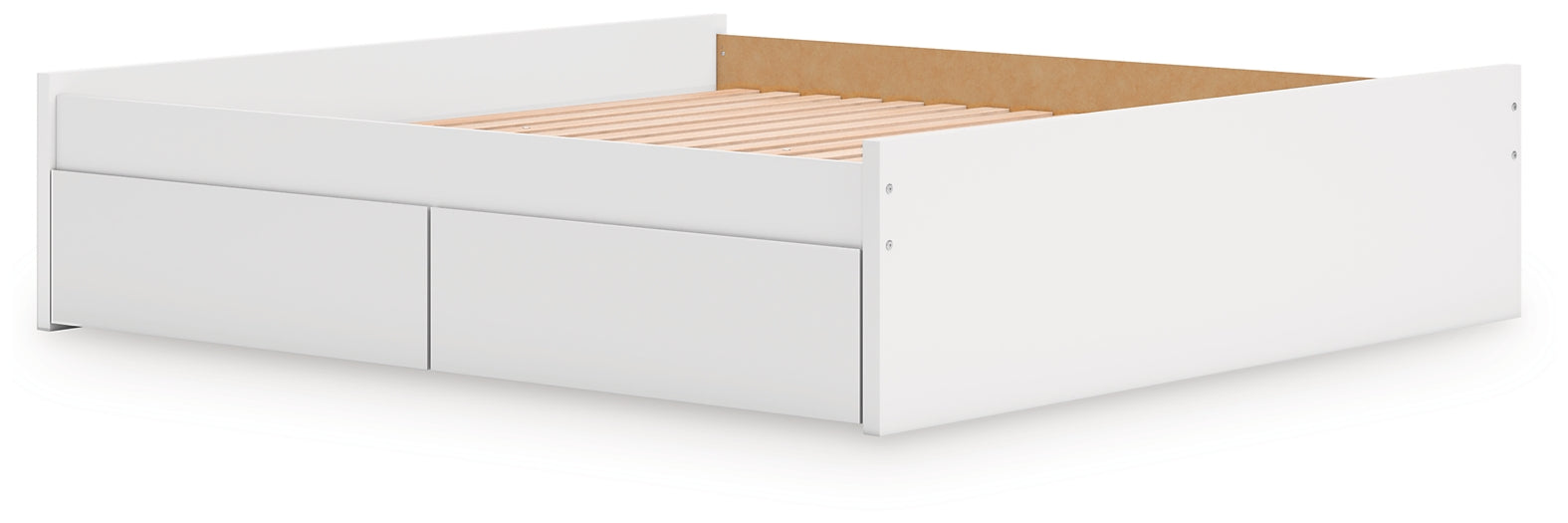 Lit plateforme Onita King avec 1 rangement latéral
