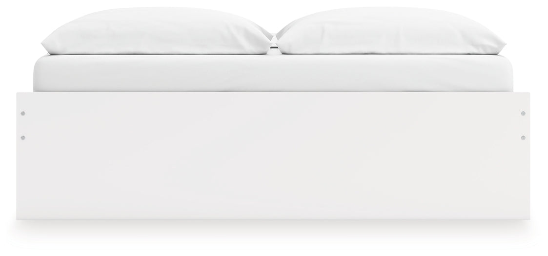 Lit plateforme Onita King avec 1 rangement latéral