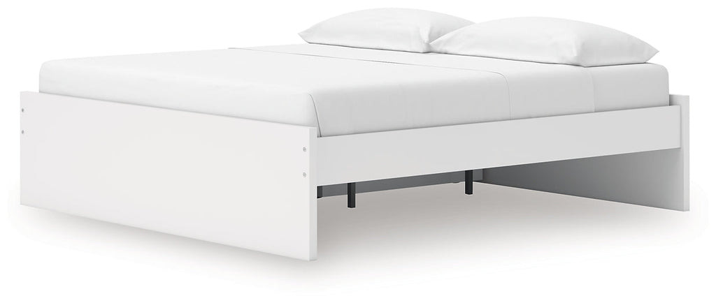 Lit plateforme Onita King avec 1 rangement latéral