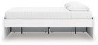 Lit plateforme Onita King avec 1 rangement latéral