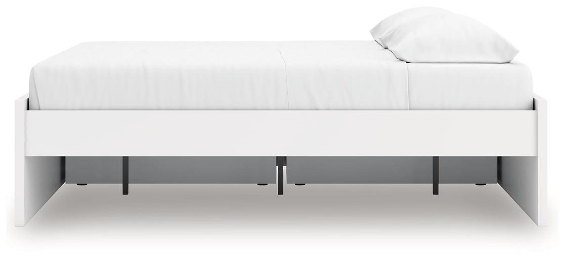 Lit plateforme Onita King avec 1 rangement latéral