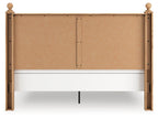 Lit King Size Aleaport avec commode miroir