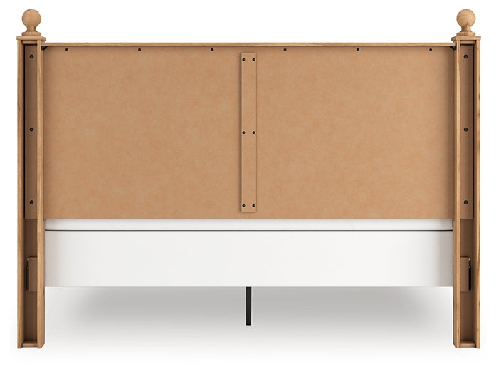 Lit King Size Aleaport avec commode miroir