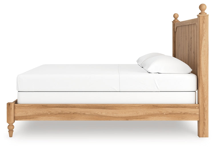 Lit King Size Aleaport avec commode miroir