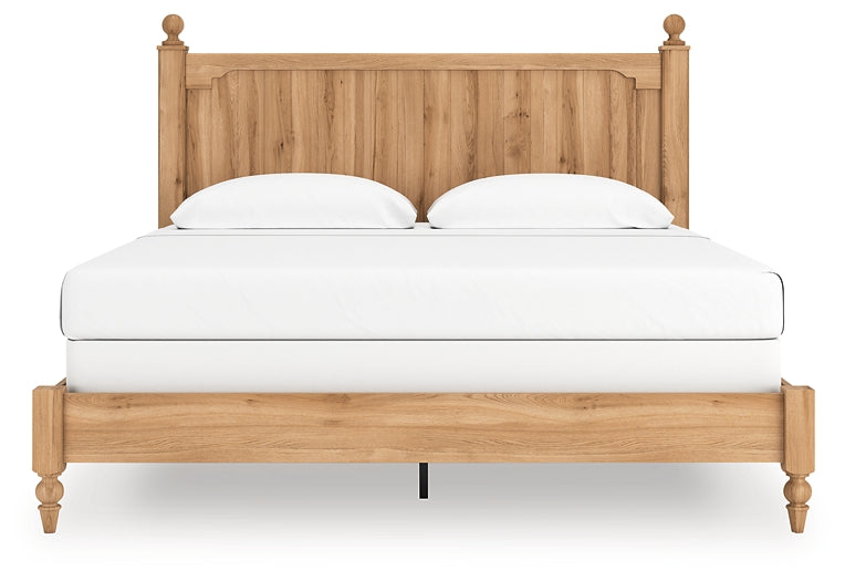 Lit King Size Aleaport avec commode miroir et table de chevet