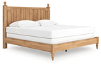 Lit King Size Aleaport avec commode miroir et table de chevet